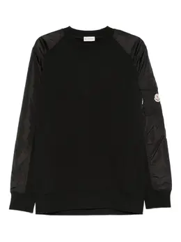 Moncler: Чёрный свитер 