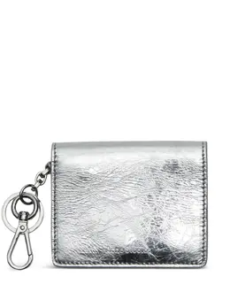 Acne Studios: Серебристый картхолдер 