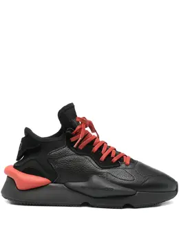 Y-3: Чёрные кроссовки  Kaiwa