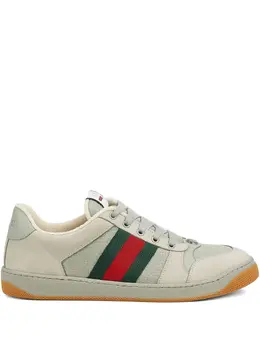 Gucci: Зелёные кроссовки  Web