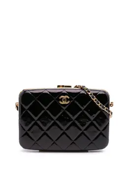 CHANEL Pre-Owned: Чёрная сумка через плечо 