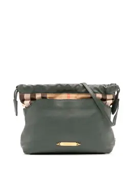 Burberry Pre-Owned: Зелёная сумка через плечо 