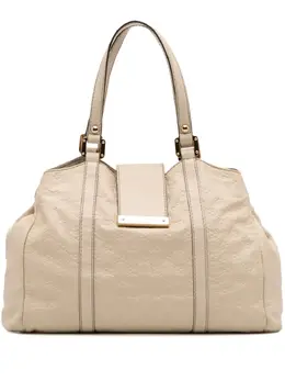 Gucci Pre-Owned: Белая сумка-шоппер 
