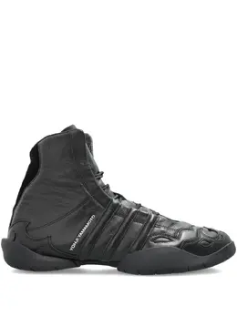 Y-3: Чёрные кроссовки 