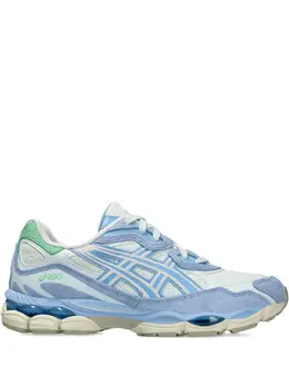 ASICS: Голубые кроссовки 