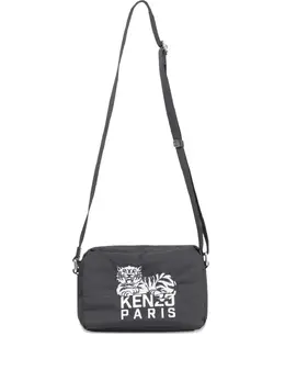 Kenzo: Чёрная сумка  Tiger