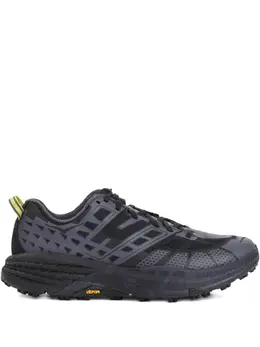 HOKA: Чёрные кроссовки 