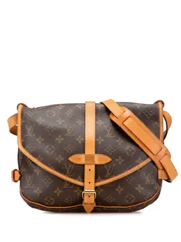 Louis Vuitton Pre-Owned: Коричневая сумка через плечо 