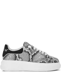 Philipp Plein: Белые кроссовки 