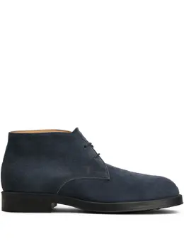 Tod's: Синие ботинки 