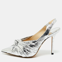 Jimmy Choo: Серебристые туфли 