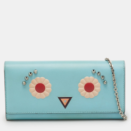 Fendi: Светлый кошелёк  Blue