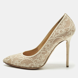 Charlotte Olympia: Бежевые туфли 