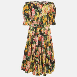 Dolce & Gabbana: Многоцветное платье 