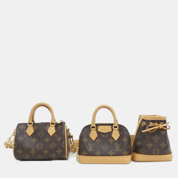 Louis Vuitton: Коричневая сумка 