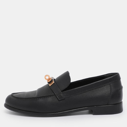 Hermes: Чёрные лоферы 