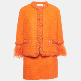 Valentino: Оранжевая куртка  Open