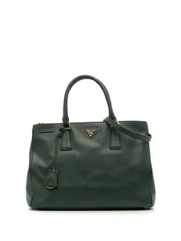 Prada Pre-Owned: Зелёная сумка 