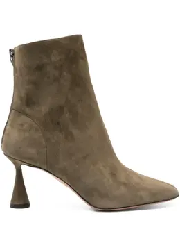 Aquazzura: Зелёные ботинки 