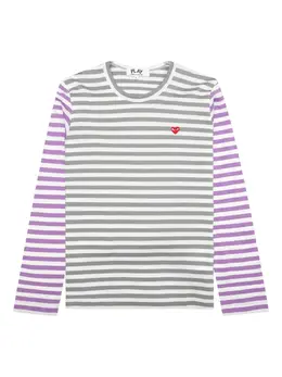 Comme Des Garçons Play: Футболка в полоску 