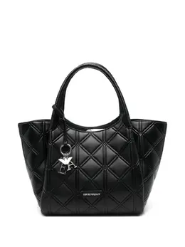 Emporio Armani: Чёрная сумка-шоппер 