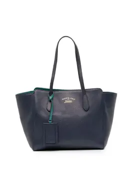 Gucci Pre-Owned: Голубая сумка-шоппер 