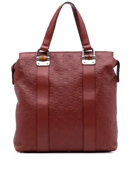 Gucci Pre-Owned: Красная сумка-шоппер 