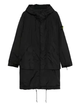 Stone Island: Пальто с капюшоном 