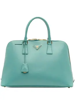 Prada Pre-Owned: Голубая сумка 