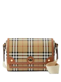 Burberry: Бежевая сумка через плечо 
