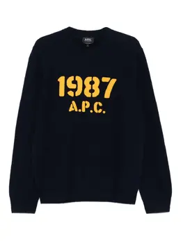A.P.C.: Свитер с длинным рукавом 