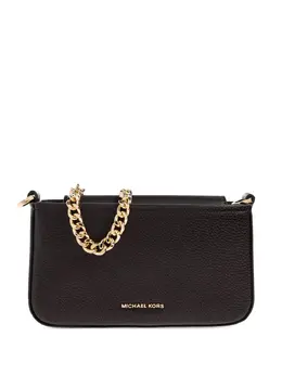 Michael Michael Kors: Чёрная сумка через плечо 