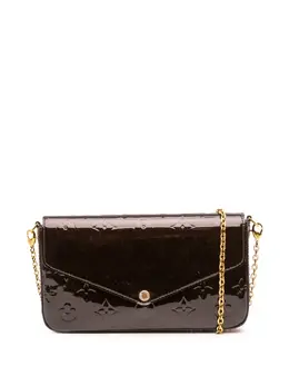Louis Vuitton Pre-Owned: Фиолетовая сумка через плечо 