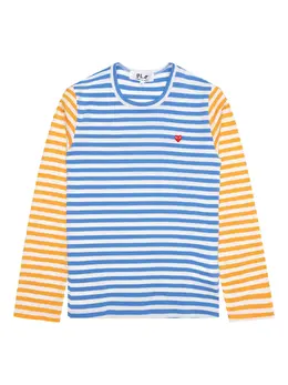 Comme Des Garçons Play: Футболка в полоску 