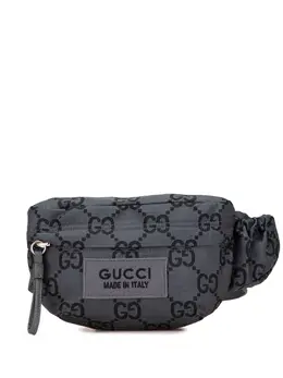 Gucci Pre-Owned: Серая поясная сумка 