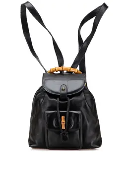 Gucci Pre-Owned: Чёрный рюкзак 