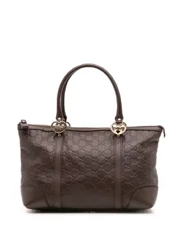 Gucci Pre-Owned: Коричневая сумка-шоппер 