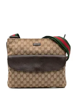 Gucci Pre-Owned: Коричневая сумка через плечо 