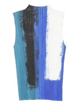 Issey Miyake: Голубая майка 