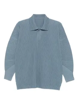 Homme Plissé Issey Miyake: Поло с длинным рукавом 