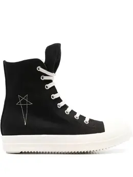 Rick Owens DRKSHDW: Чёрные кроссовки 
