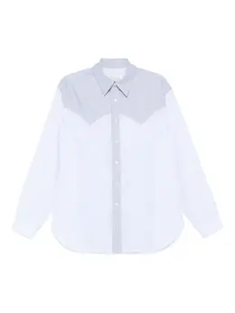 Maison Margiela: Двухцветная рубашка 