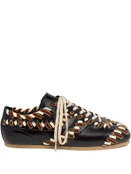 DRIES VAN NOTEN: Тёмные кроссовки 