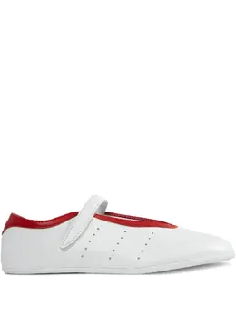 adidas: Белые балетки  Stan Smith