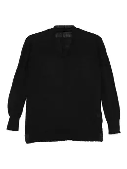 Yohji Yamamoto Pre-Owned: Свитер с v-образным вырезом 