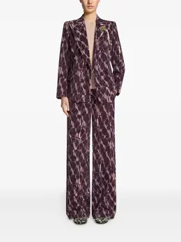 DRIES VAN NOTEN: Жакет с абстрактным принтом 
