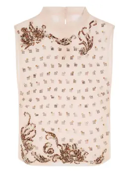 DRIES VAN NOTEN: Розовый топ 