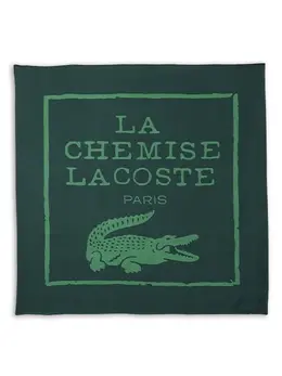 Lacoste: Шарф с принтом 