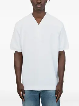Lacoste: Поло с v-образным вырезом 