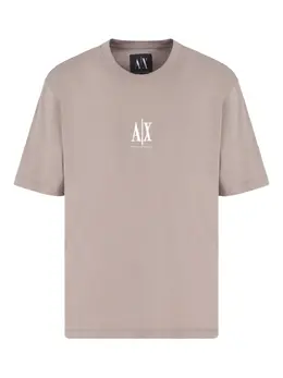 Armani Exchange: Футболка с принтом 